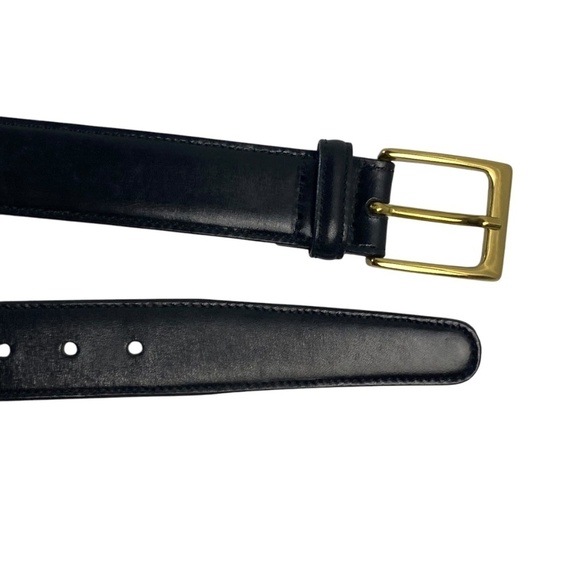 TRAFALGAR Cortina Leather Men’s Belt 36 in Black - Picture 5 of 7